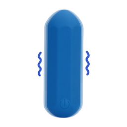 Loveline by shots Hexagon Vorm Bullet Vibrator - Jetset Blauw (8714273044822)