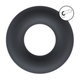 Levelz by shots Vloeibare Siliconen Cockring - M - Zwart (8714273061850)