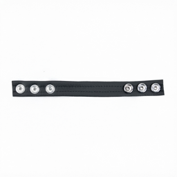 Red leather Verstelbare Leren Cockring - Zwart (3662811230655)