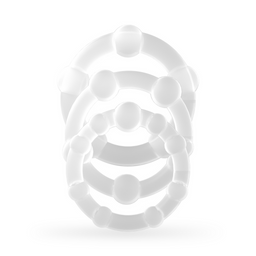 Crushious Triple Bead - Cockring Set - Doorzichtig (799632354741)