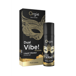 Orgie Dual Vibe! Kissable Liquid Vibrator - Pina Colada - 0,5 fl oz / 15 ml (5600742917311)