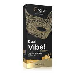 Orgie Dual Vibe! Kissable Liquid Vibrator - Pina Colada - 0,5 fl oz / 15 ml (5600742917311)