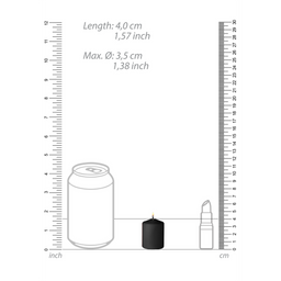 Ouch! by shots Tease Candles - Disobedient - 4 Stuks - Zwart (7423522536506)