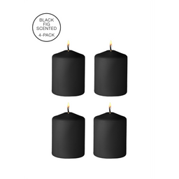 Ouch! by shots Tease Candles - Disobedient - 4 Stuks - Zwart (7423522536506)