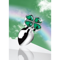 Xr brands Lucky Clover Gem - Butt Plug - Klein (848518033710)
