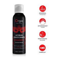 Orgie Acqua Crocante - Crackeling Massage Foam - 5 fl oz / 150 ml (5600298351355)