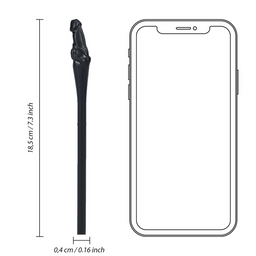 S-line by shots Groom Straws - Zwart (8714273044068)