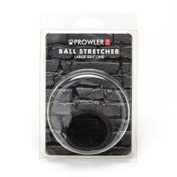 Prowler red Siliconen Ball Stretcher - Groot - Zwart (4890808285893)