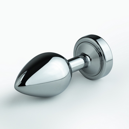 Crushious Borealis - Metalen Anale Plug met LED RGB - Klein - Zilver (7403254158528)