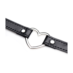 Xr brands Donkere Hart - Chrome Heart Zwarte Choker (848518034502)