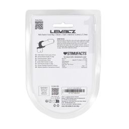 Levelz by shots Brede Dubbele O Siliconen Cockring - S - Zwart (8714273063441)