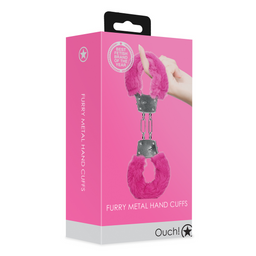 Ouch! by shots Pluche Metalen Handboeien - Roze (8714273047885)