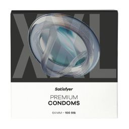 Satisfyer Condooms - Maat XXL - 64mm - 100 Stuks (4061504082707)