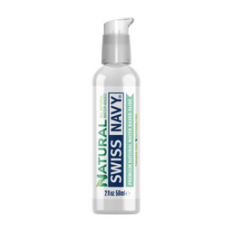 Swiss navy Natural - Premium All Natural Waterbased Lubricant - 2 fl oz / 59 ml (699439007751)