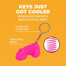 S-line by shots Super Peter - Sleutelhanger - Roze (8714273026330)