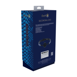 Ouch! by shots Florence Collectie - Siliconen Ball Gag - Blauw (8714273056542)