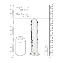 Realrock by shots Rechtdoor Realistisch Dildo met Zuignap - 8'' / 20 (8714273524973)