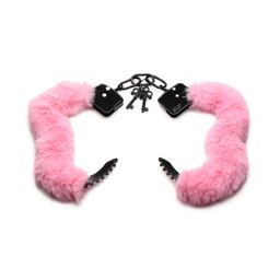 Xr brands Cuffed in Fur - Furry Handcuffs - Roze (848518052186)