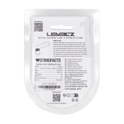 Levelz by shots Vloeibare Siliconen Balriem - L - 34mm - Zwart (8714273062208)