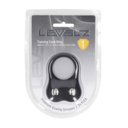 Levelz by shots Siliconen Trainings Cockring - M - Zwart (8714273063816)