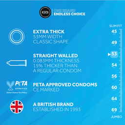 EXS Extra Thick - Condoms - 12 Stuks (5027701000295)