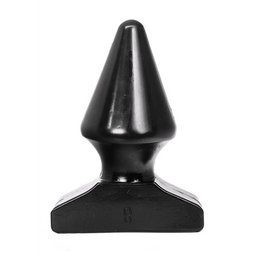 All black Butt Plug - 7 / 17 cm (5420044219889)