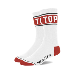 Prowler Top Socks - Wit/Rood (4890808276952)