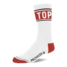 Prowler Top Socks - Wit/Rood (4890808276952)