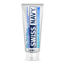 Swiss navy Slip'N Slide - Soft and Smooth Premium Waterbased Ultra Thick Jelly Lubricant - 2 fl oz / 59 ml (699439006488)