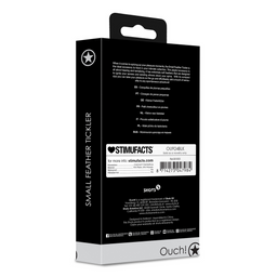 Ouch! by shots Kleine Veer Tickle - Zwart (8714273047984)