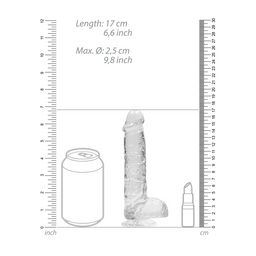 Realrock by shots Realistische Dildo met Ballen - 6 / 15 cm (8714273544353)
