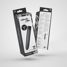 Crushious Classic Vibe - Classic Vibrator - Zwart (7403254158771)