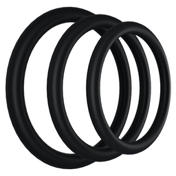 Doc johnson Tri-Pack Rubber Gasket - Cockring Set (6768903845800)