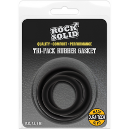 Doc johnson Tri-Pack Rubber Gasket - Cockring Set (6768903845800)