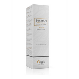 Orgie Sensfeel - Haar- en lichaamsemulsie met feromonen voor vrouwen - 3.38 fl oz / 100 ml (5600298351812)