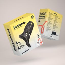 Crushious Batiatus - Vibrating Penis Armour Ring - Black (7403254162051)