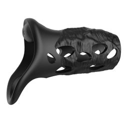 Crushious Batiatus - Vibrating Penis Armour Ring - Black (7403254162051)
