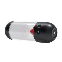 Crushious Slurpy - 2 in 1 Detachable Licking and Vibrating Masturbator - Transparent (7403254162075)