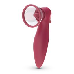 Crushious Saci - Clitoral and Nipple Stimulator with Suction - Red (7403254162099)