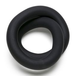Perfectfitbrand Siliconen Hefty Wrap Ring - Cockring - 9 / 22,9 cm - Zwart (628430541537)