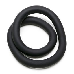 Perfectfitbrand Silicone Hefty Wrap Ring - Cockring - 12 / 30,5 cm - Zwart (628430541667)