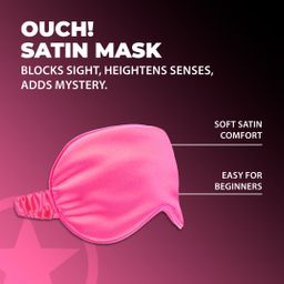 Ouch! by shots Satin Mask - Roze (8714273028174)