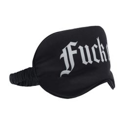 Ouch! by shots Fuck Off - Geprinte Satijnen Masker - Zwart (8714273028464)