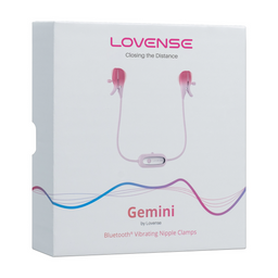 Lovense Gemini - App-gestuurde Vibrerende Tepelklemmen - Roze (6972677430098)