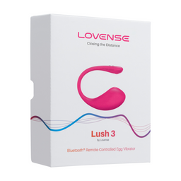 Lovense Lush 3 - Krachtige App-gestuurde Draagbare G-spot Ei Vibrator - Roze (728360599728)