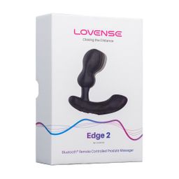 Lovense Edge 2 - Verstelbare Dual-motor App-gestuurde Prostaatmassager - Zwart (728360599780)