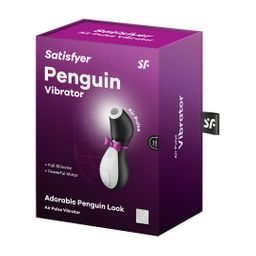 Satisfyer Pinguïn - Air Pulse Stimulator - Zwart/Wit (4049369015108)