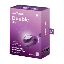 Satisfyer Double Joy - Partner Vibrator - Violet (4061504002408)