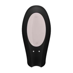 Satisfyer Double Joy - Partner Vibrator - Zwart (4061504002392)
