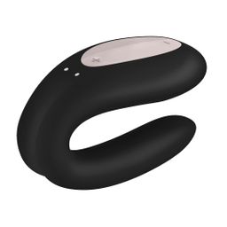 Satisfyer Double Joy - Partner Vibrator - Zwart (4061504002392)